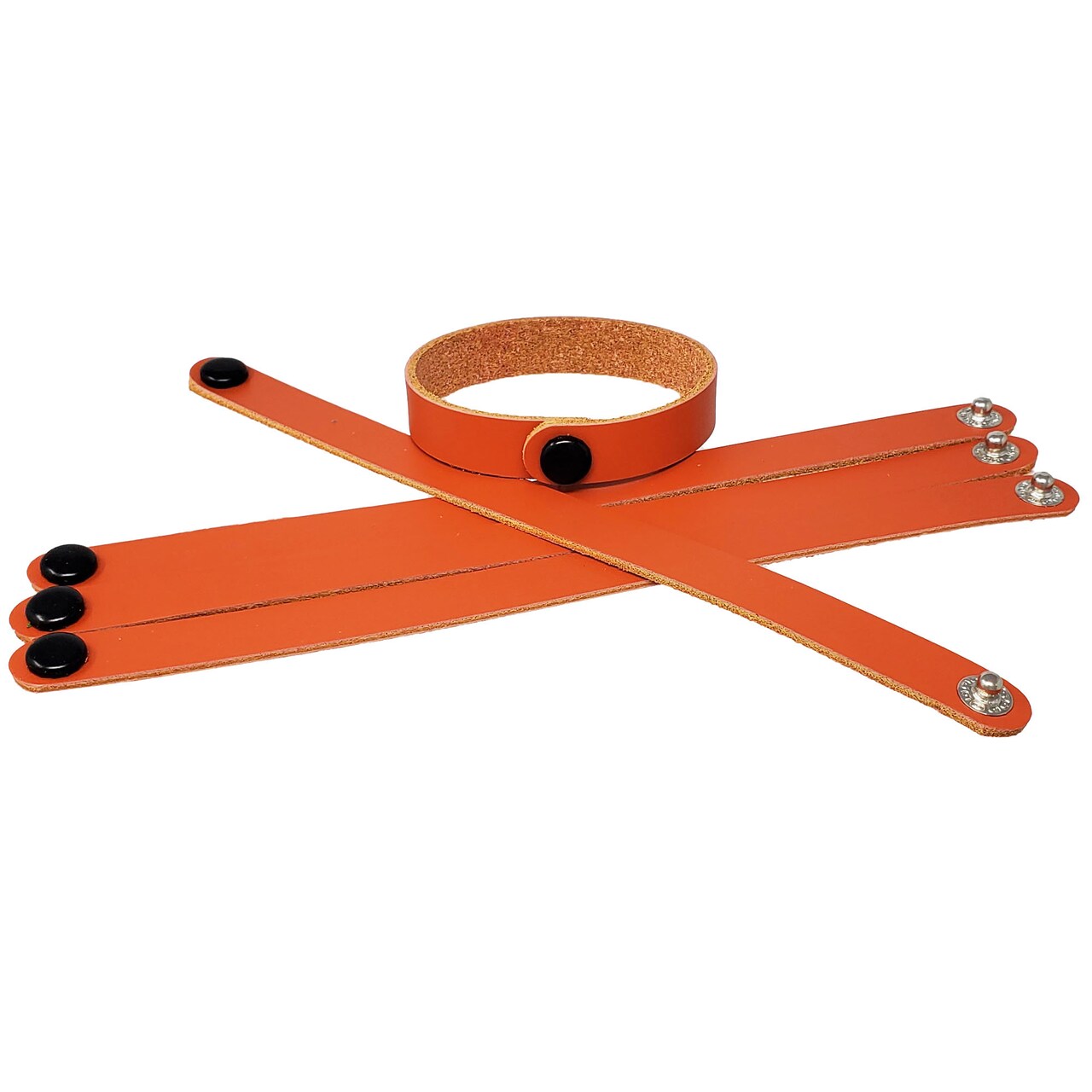 10 Packs Full grain Leather Bracelets 1/2 Inch – DIY Fundraising, promotional, business gifts